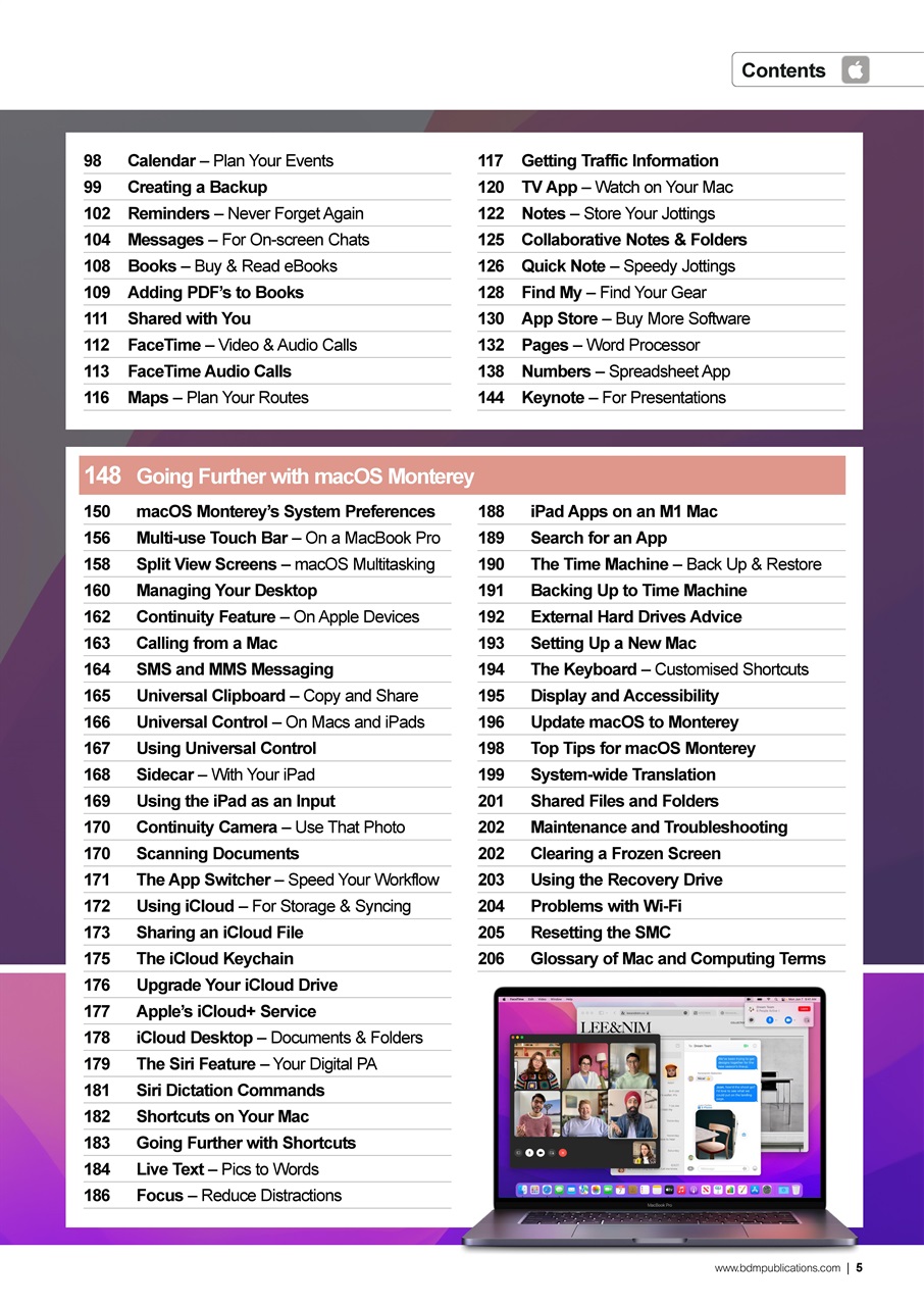 MacBook & macOS The Complete Manual Preview Pages