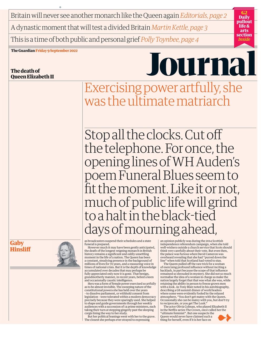 The Guardian Newspaper Preview Pages