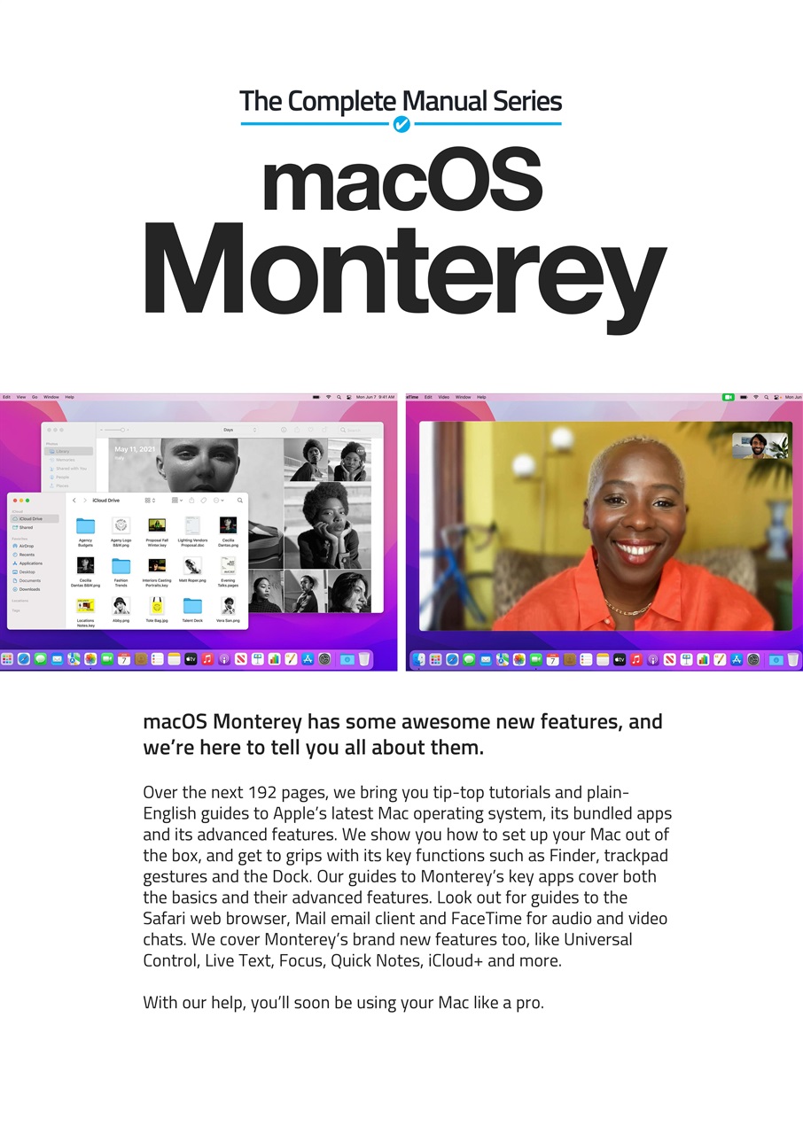 macOS Monterey The Complete Manual Preview Pages