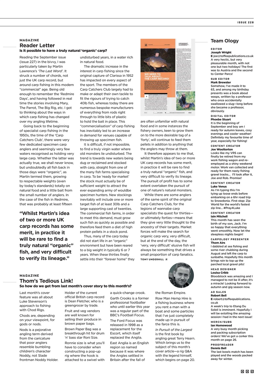 CARPology Magazine Preview Pages