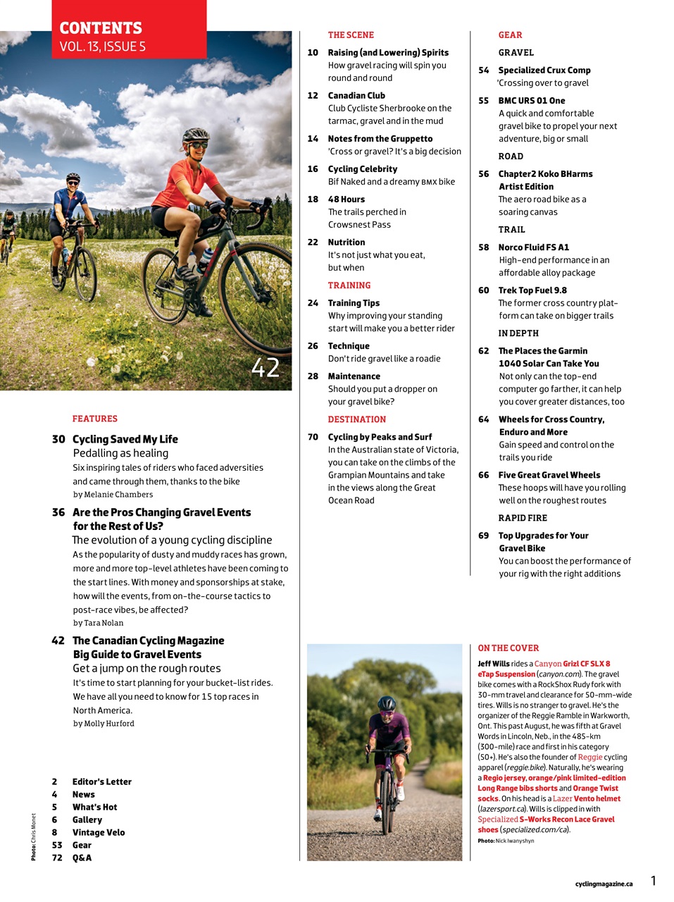 Canadian Cycling Magazine Preview Pages