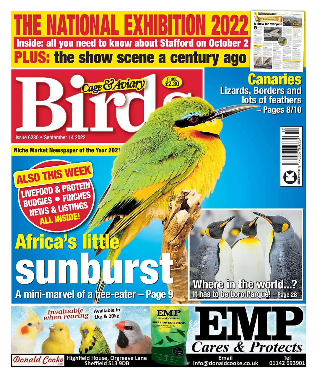 Cage & Aviary Birds Preview Pages