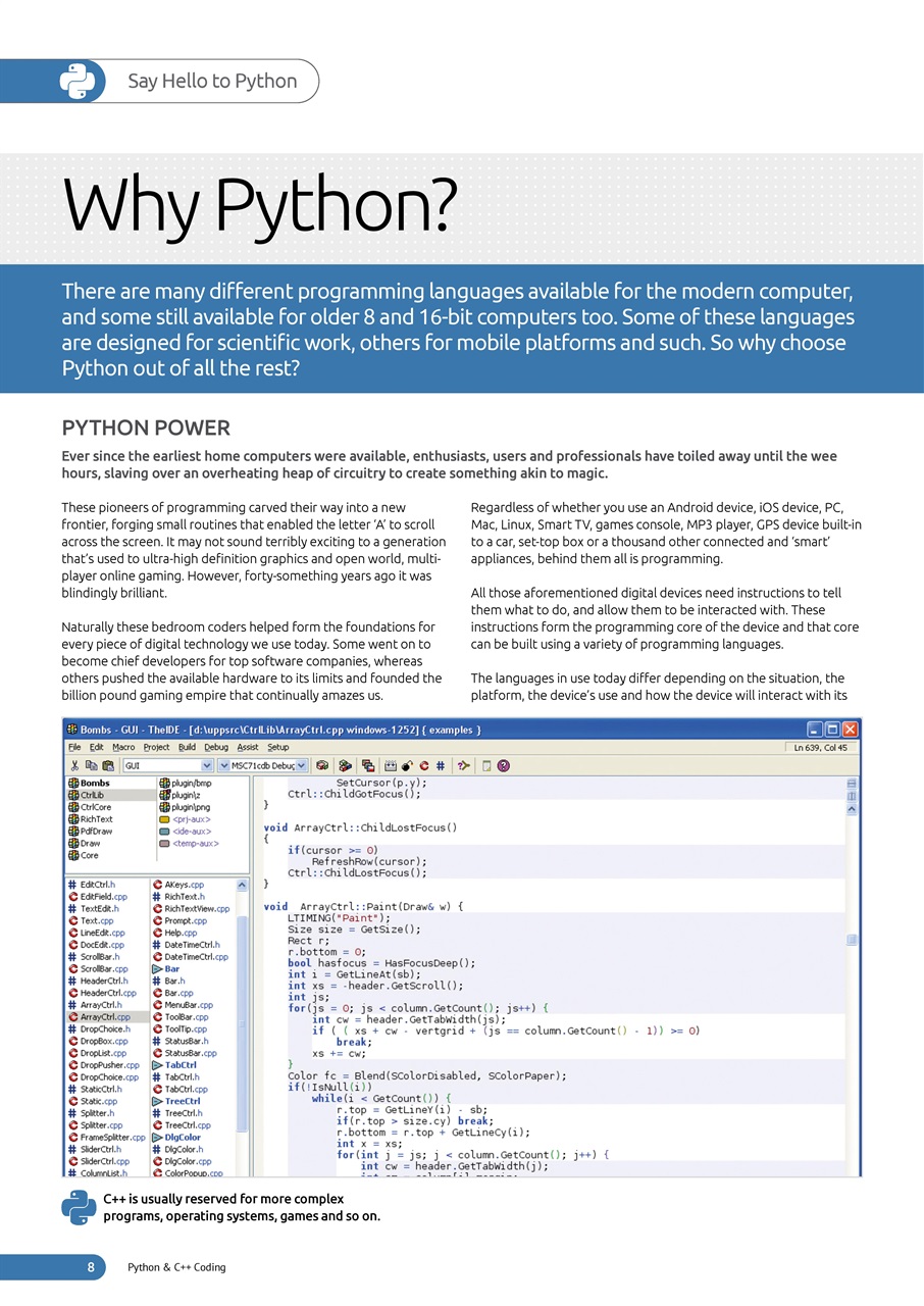 Python & C++ The Complete Manual Preview Pages