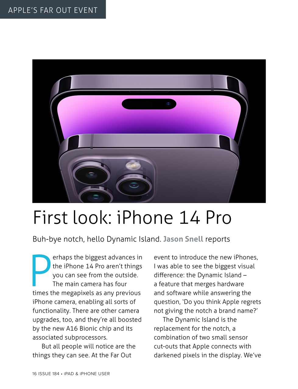 iPad and iPhone User Preview Pages