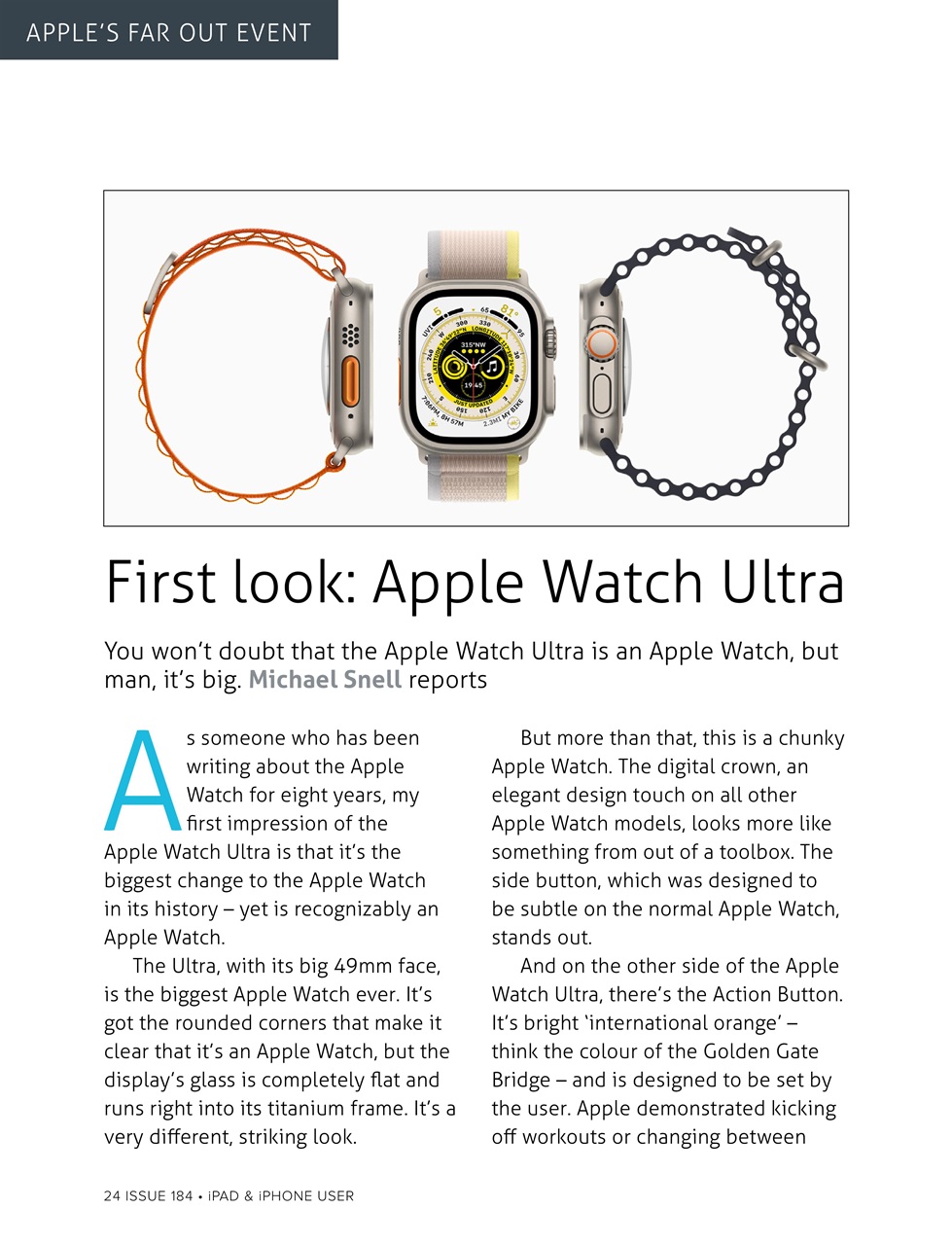 iPad and iPhone User Preview Pages