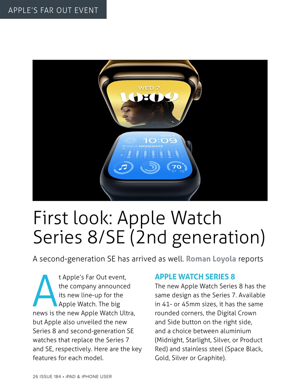 iPad and iPhone User Preview Pages