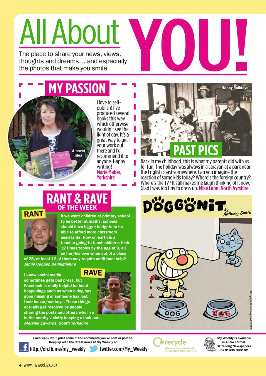 My Weekly Preview Pages