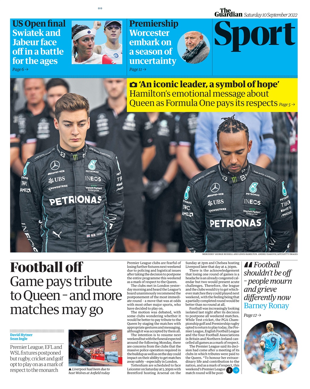 The Guardian Newspaper Preview Pages