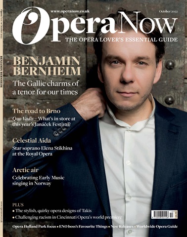 Opera Now issue October 2022