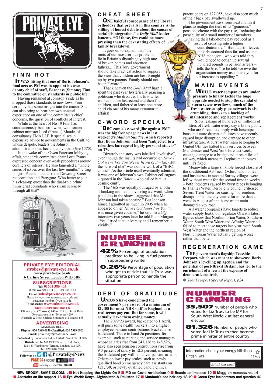 Private Eye Preview Pages