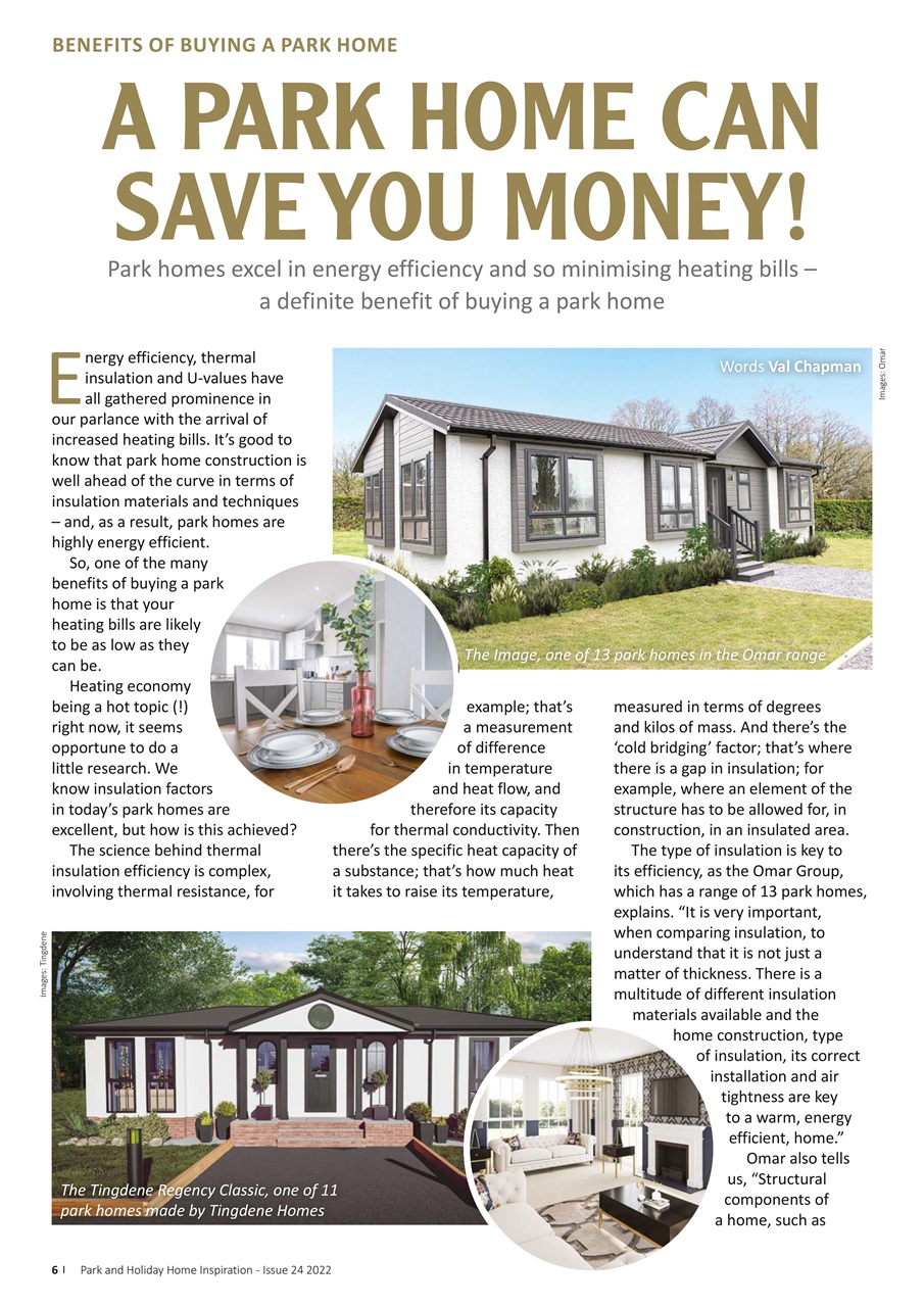 Park and Holiday Home Inspiration magazine Preview Pages