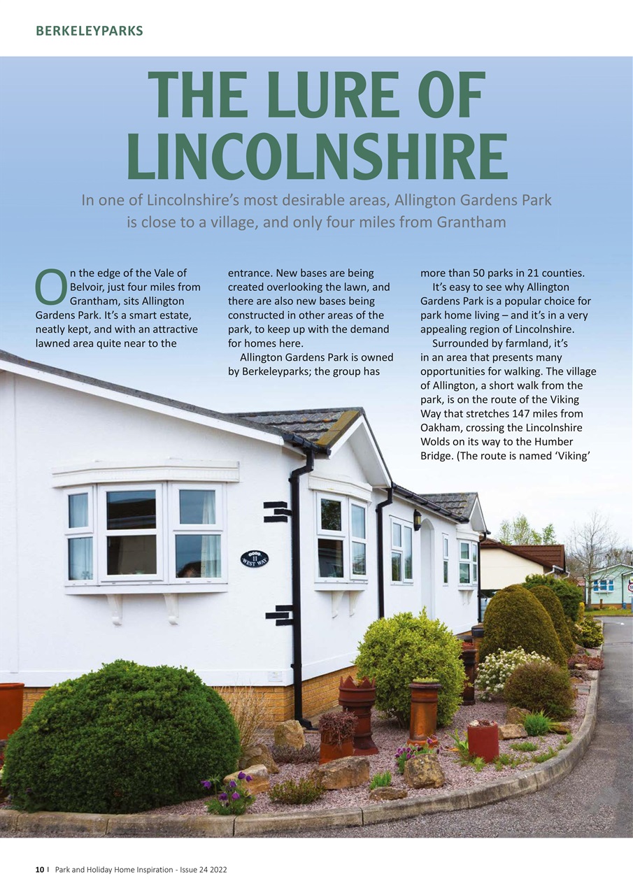 Park and Holiday Home Inspiration magazine Preview Pages