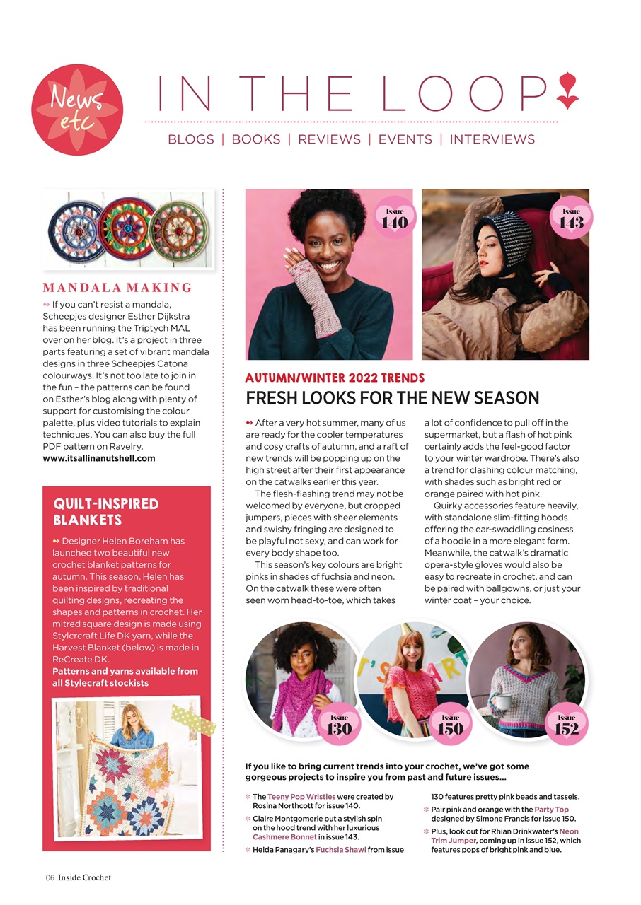 Inside Crochet Preview Pages