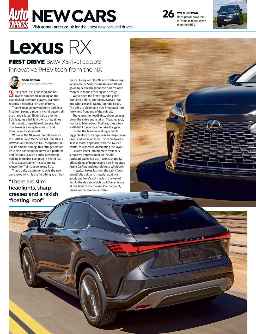 Auto Express Preview Pages