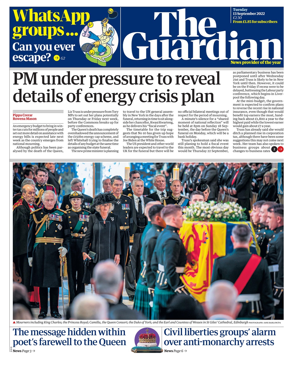 The Guardian Newspaper Preview Pages
