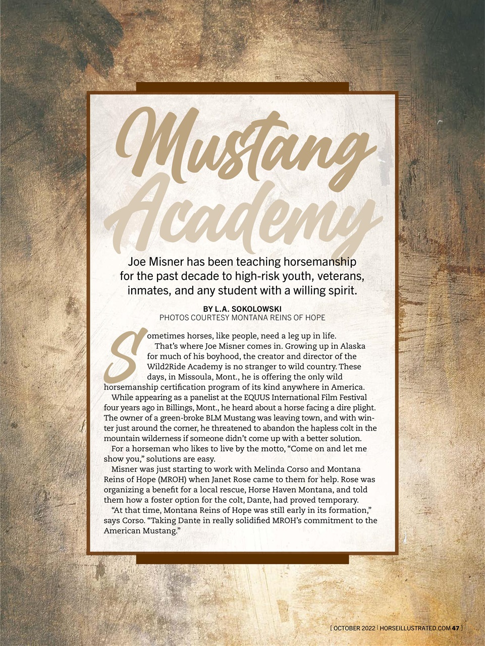 Horse Illustrated Magazine Preview Pages
