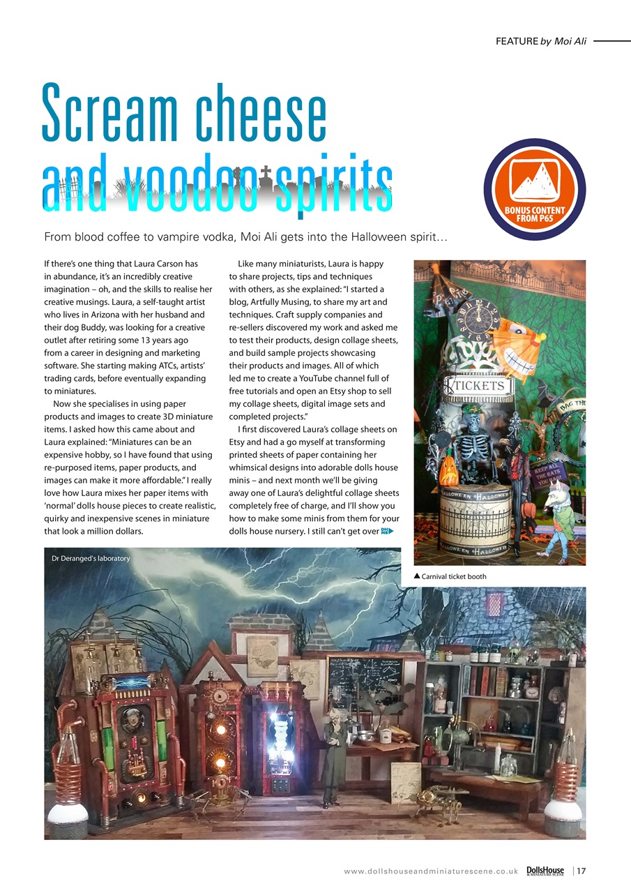 Dolls House and Miniature Scene Preview Pages