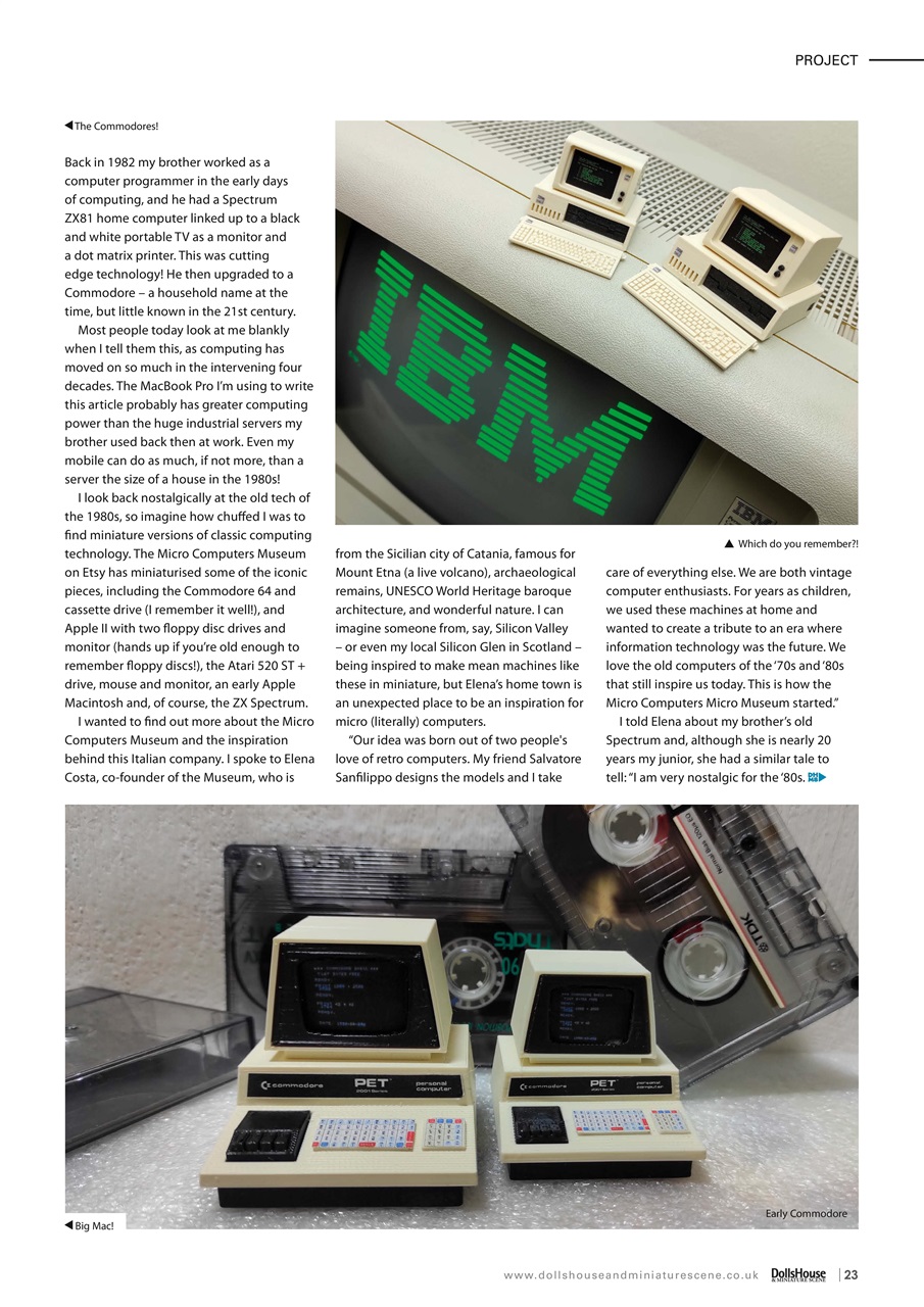 Dolls House and Miniature Scene Preview Pages