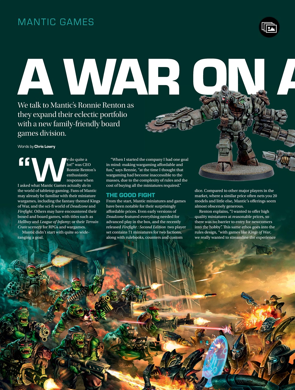 Tabletop Gaming Preview Pages