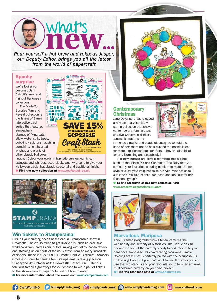 Simply Cards & Papercraft Preview Pages