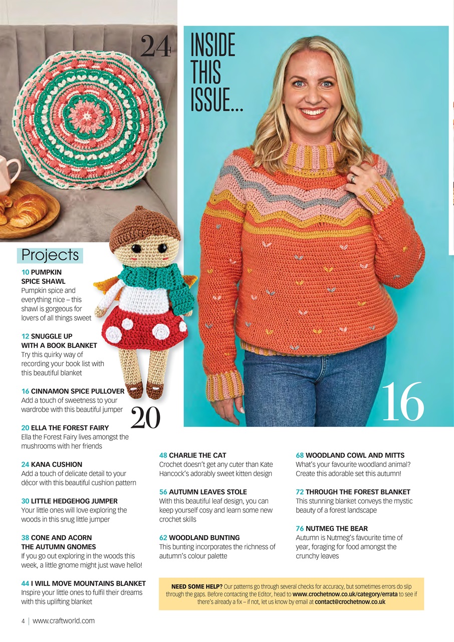 Crochet Now Magazine Preview Pages