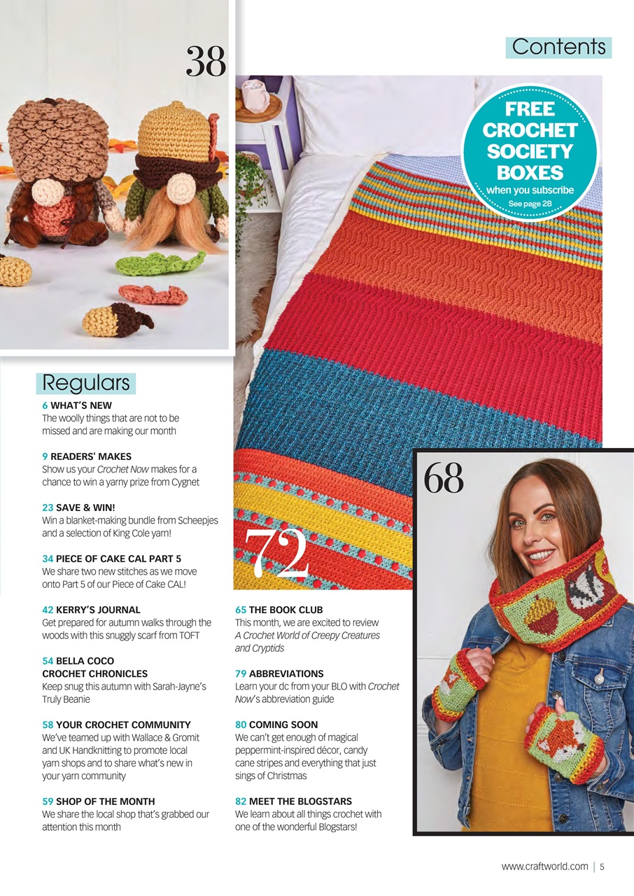 Crochet Now Magazine Preview Pages