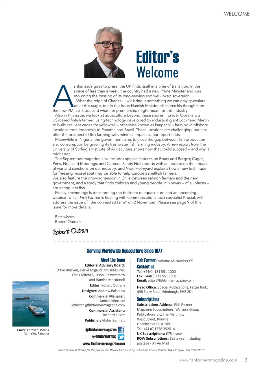 Fish Farmer Magazine Preview Pages