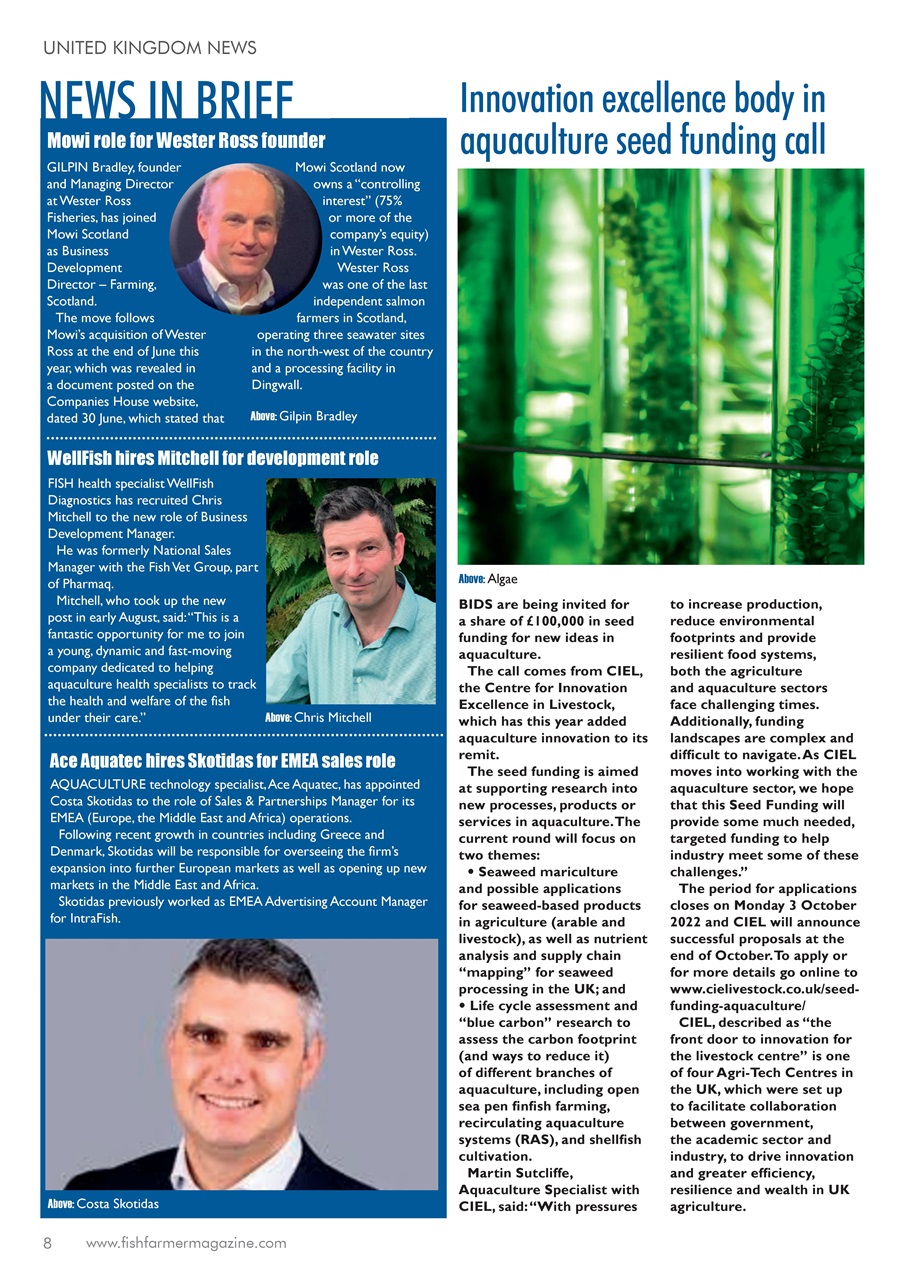 Fish Farmer Magazine Preview Pages