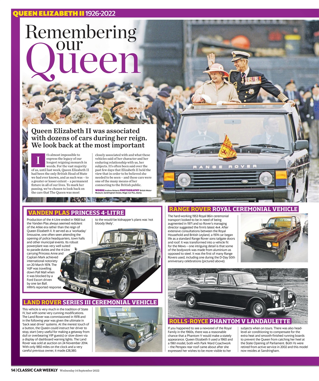 Classic Car Weekly Preview Pages