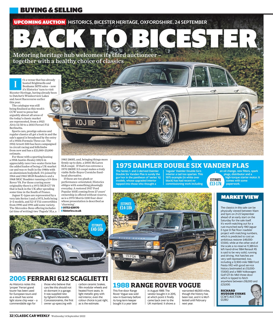 Classic Car Weekly Preview Pages