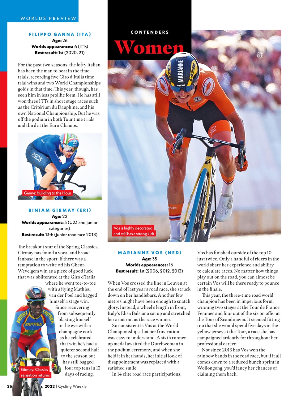 Cycling Weekly Preview Pages