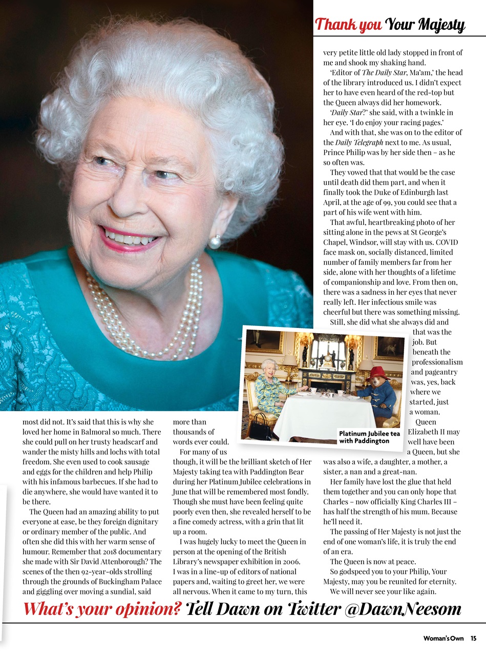 Woman's Own Preview Pages