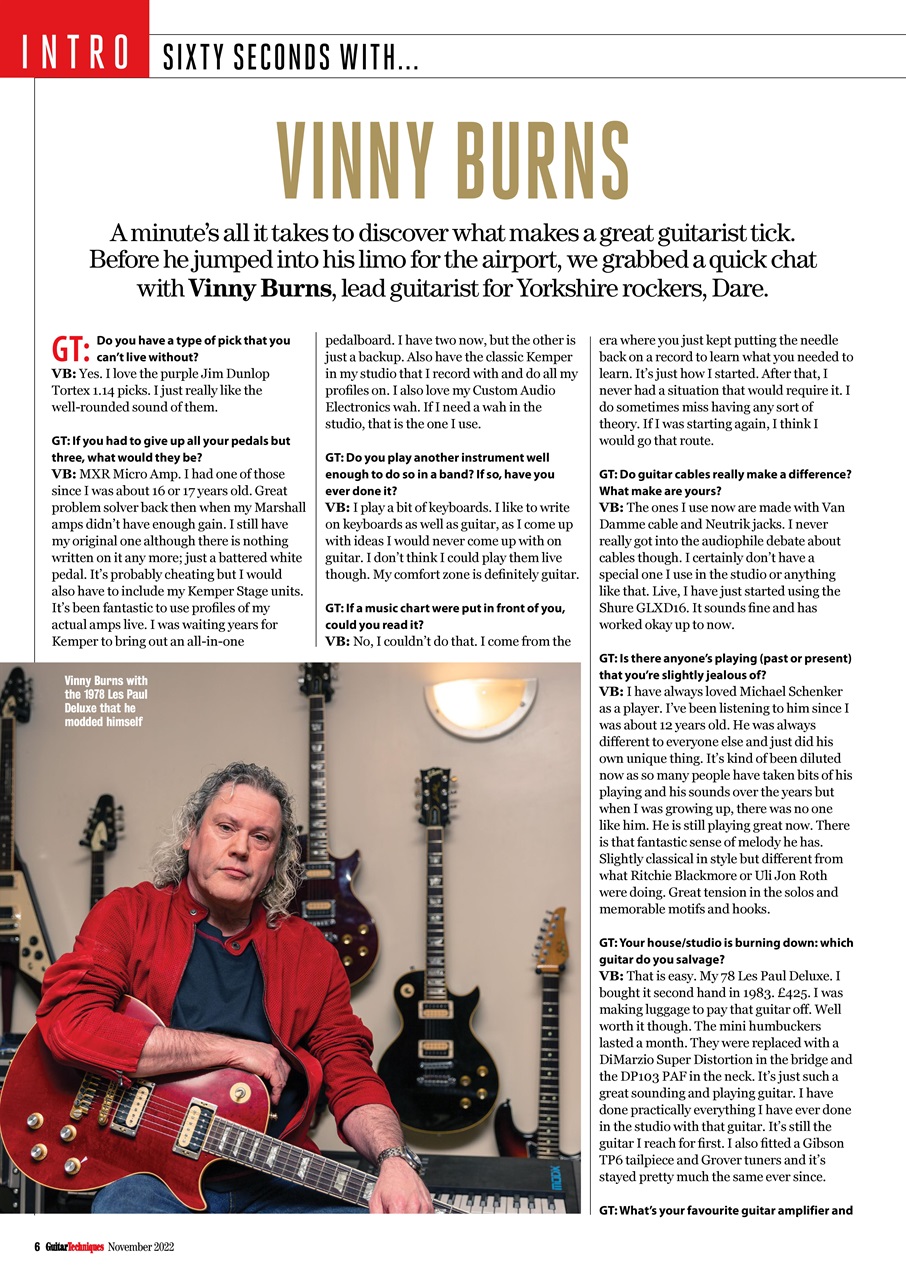 Guitar Techniques Preview Pages