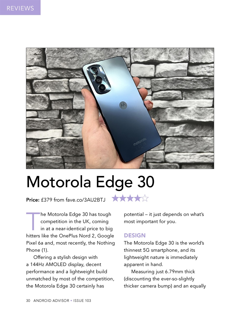 Android Advisor Preview Pages