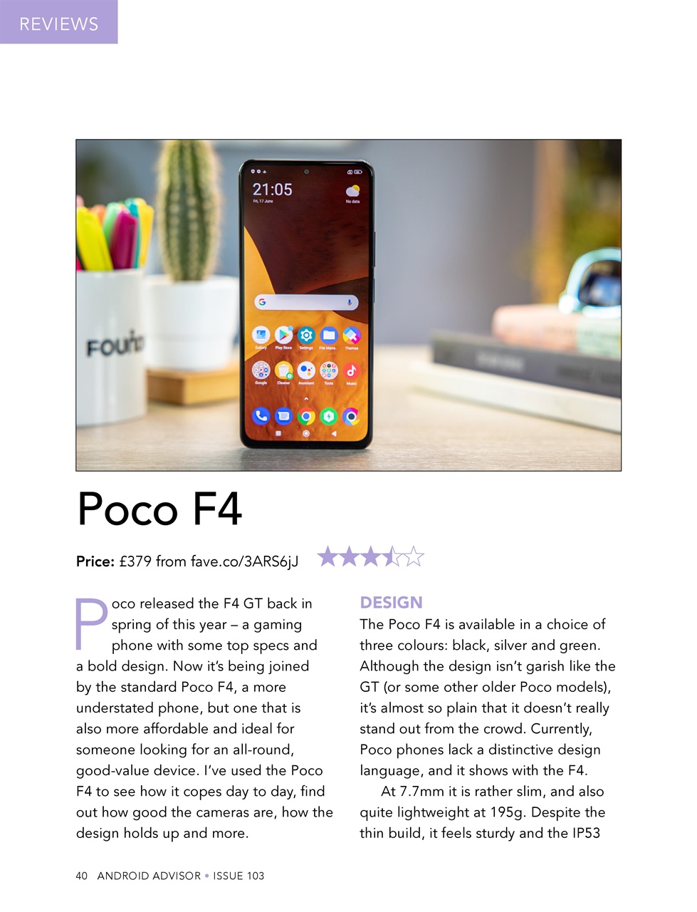 Android Advisor Preview Pages