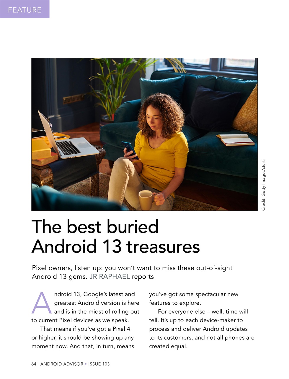 Android Advisor Preview Pages