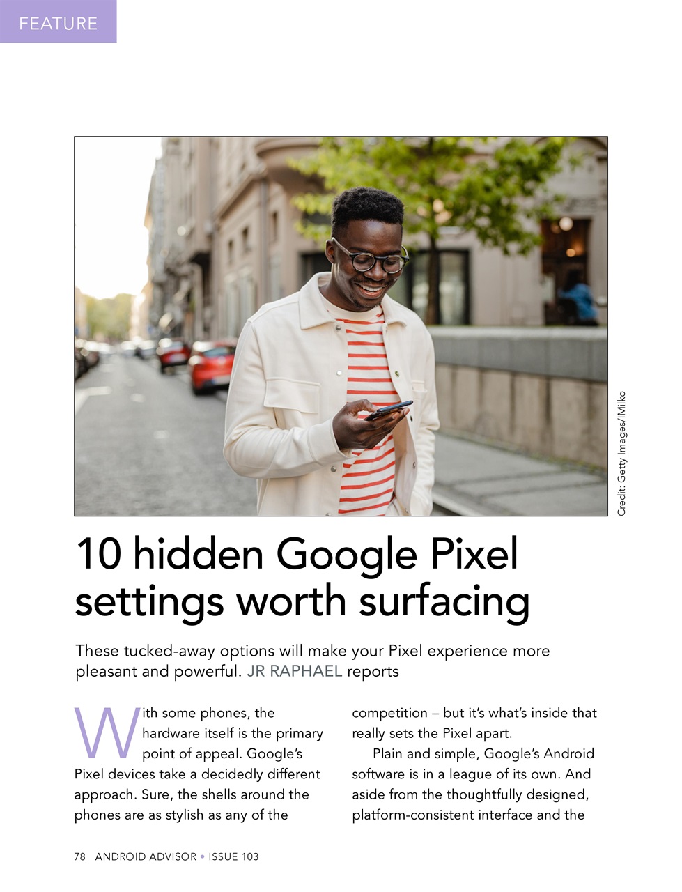 Android Advisor Preview Pages
