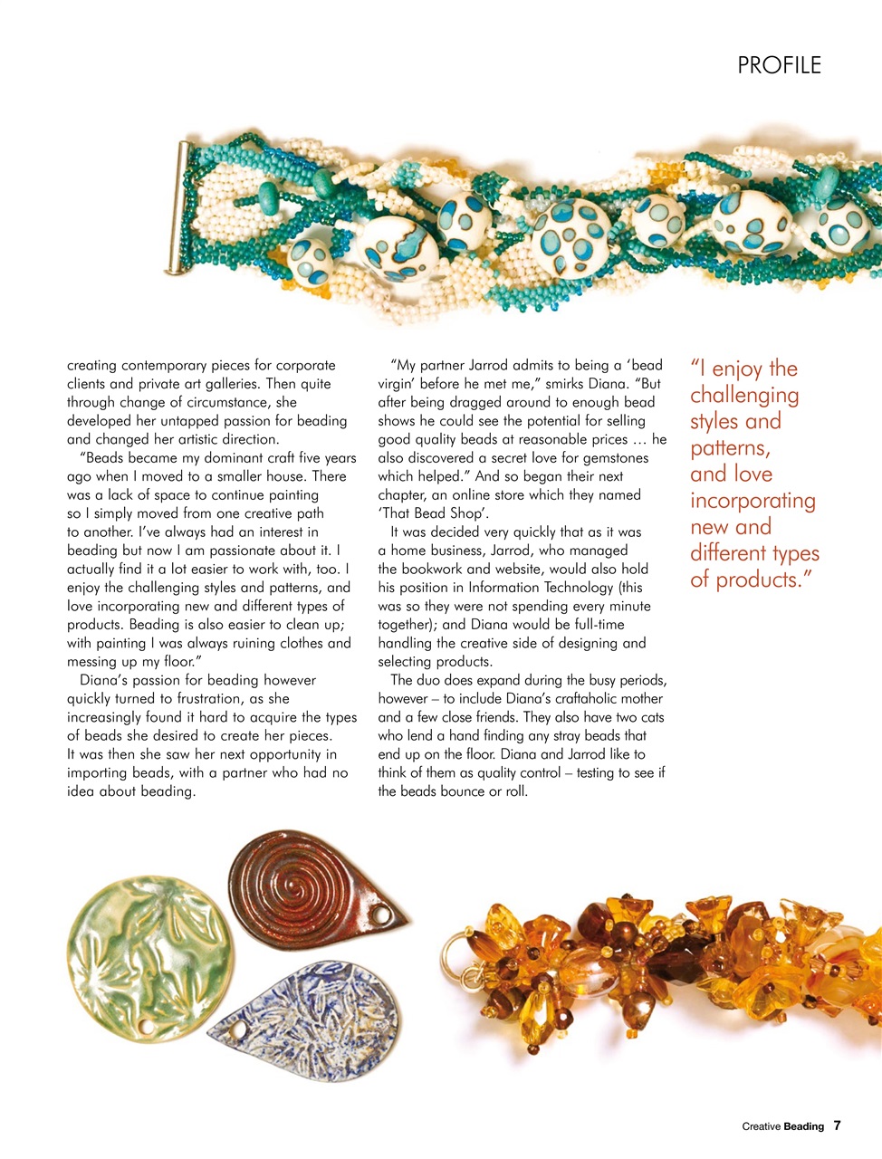 Creative Beading Preview Pages