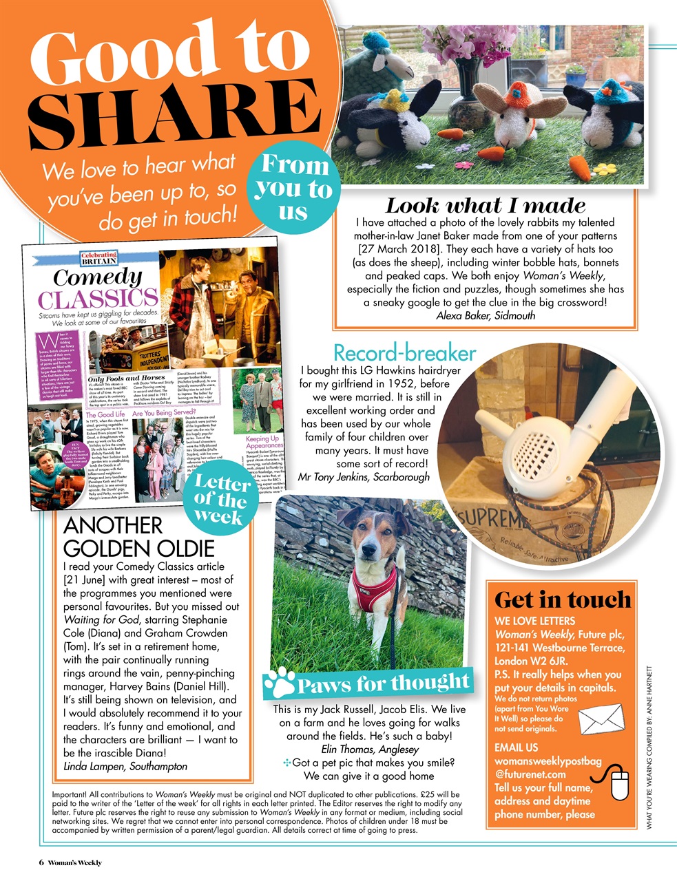 Woman's Weekly Preview Pages