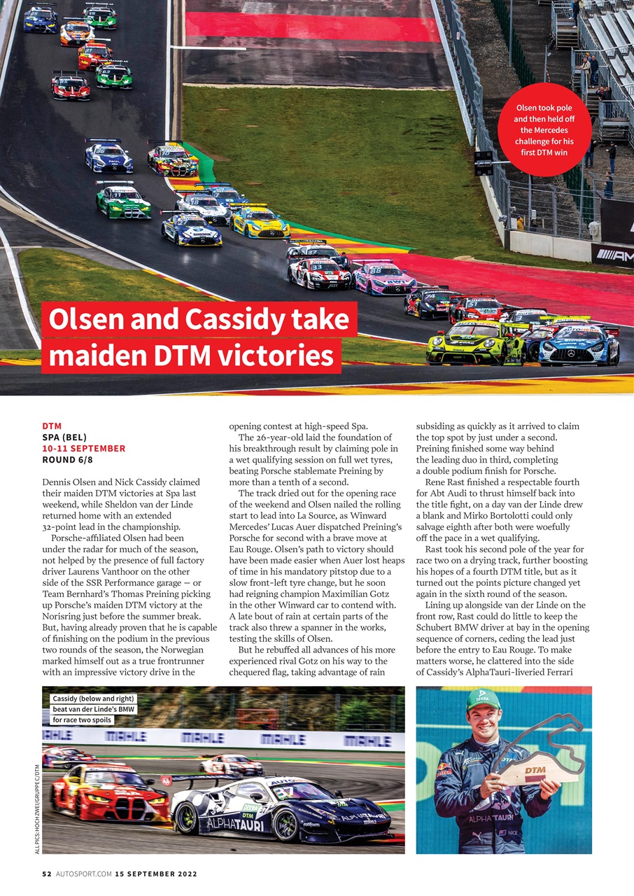 Autosport Preview Pages