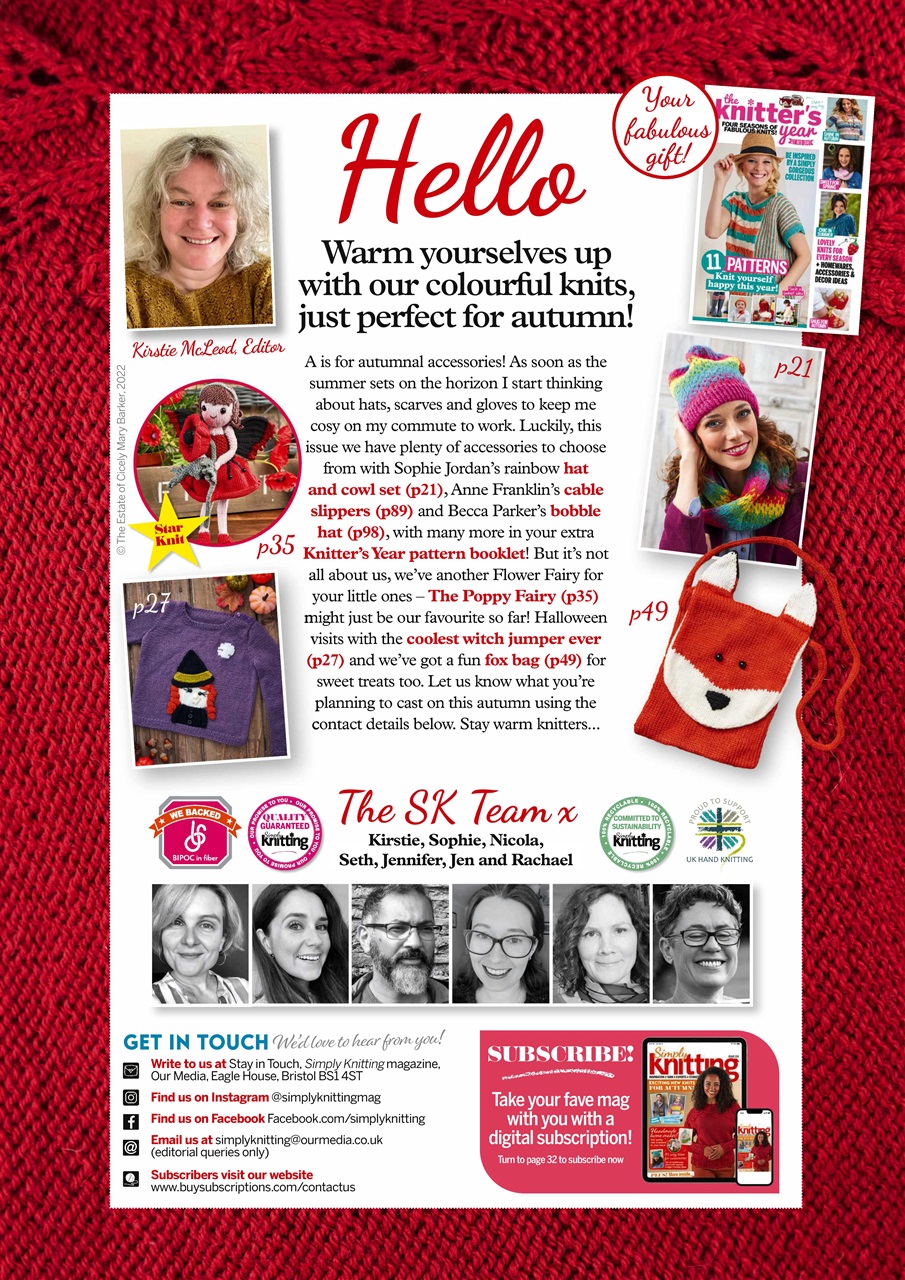 Simply Knitting Preview Pages