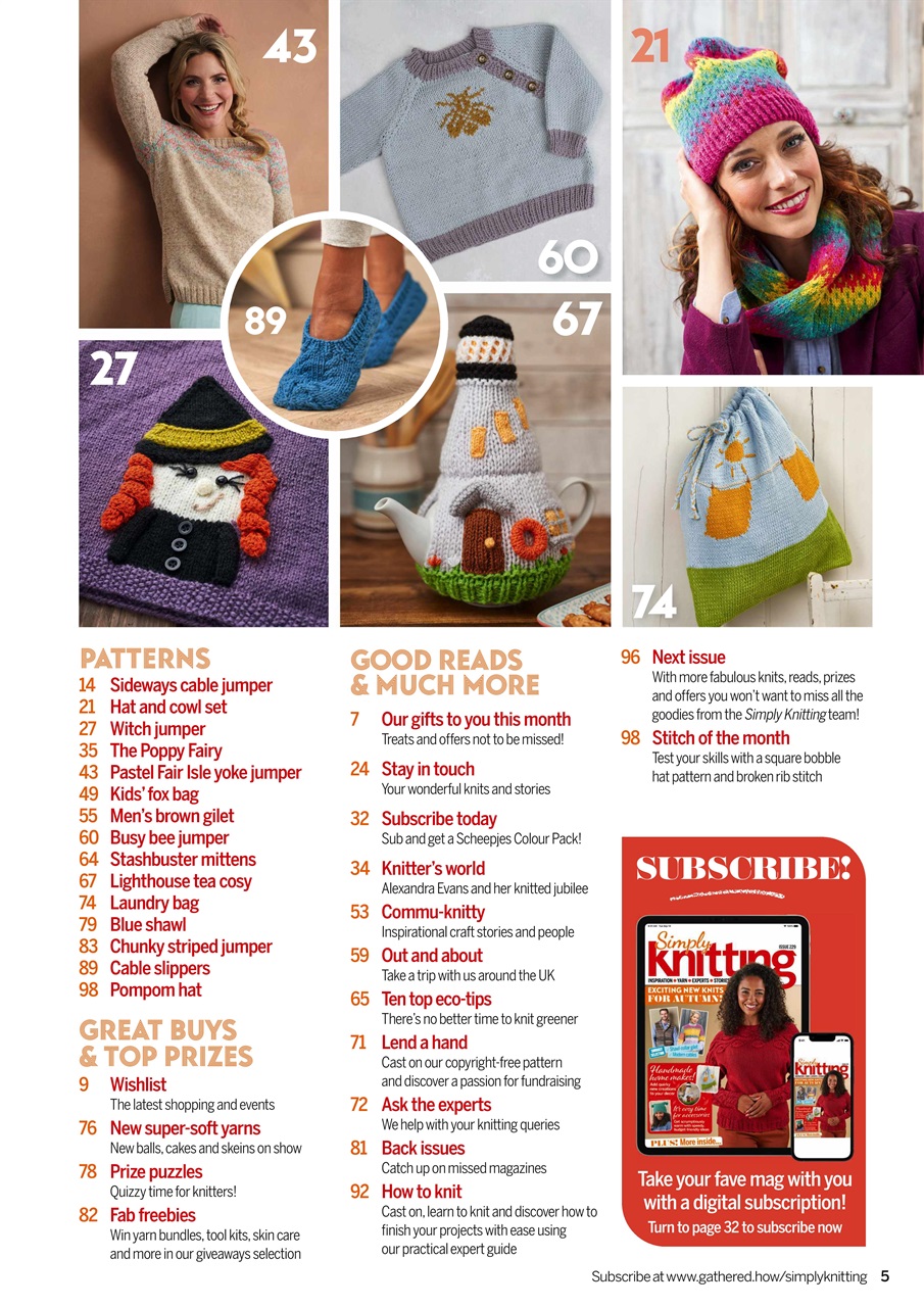 Simply Knitting Preview Pages