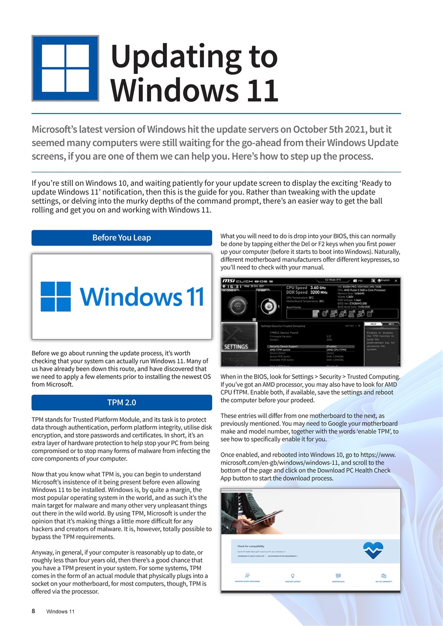 Windows 11 The Complete Manual Preview Pages