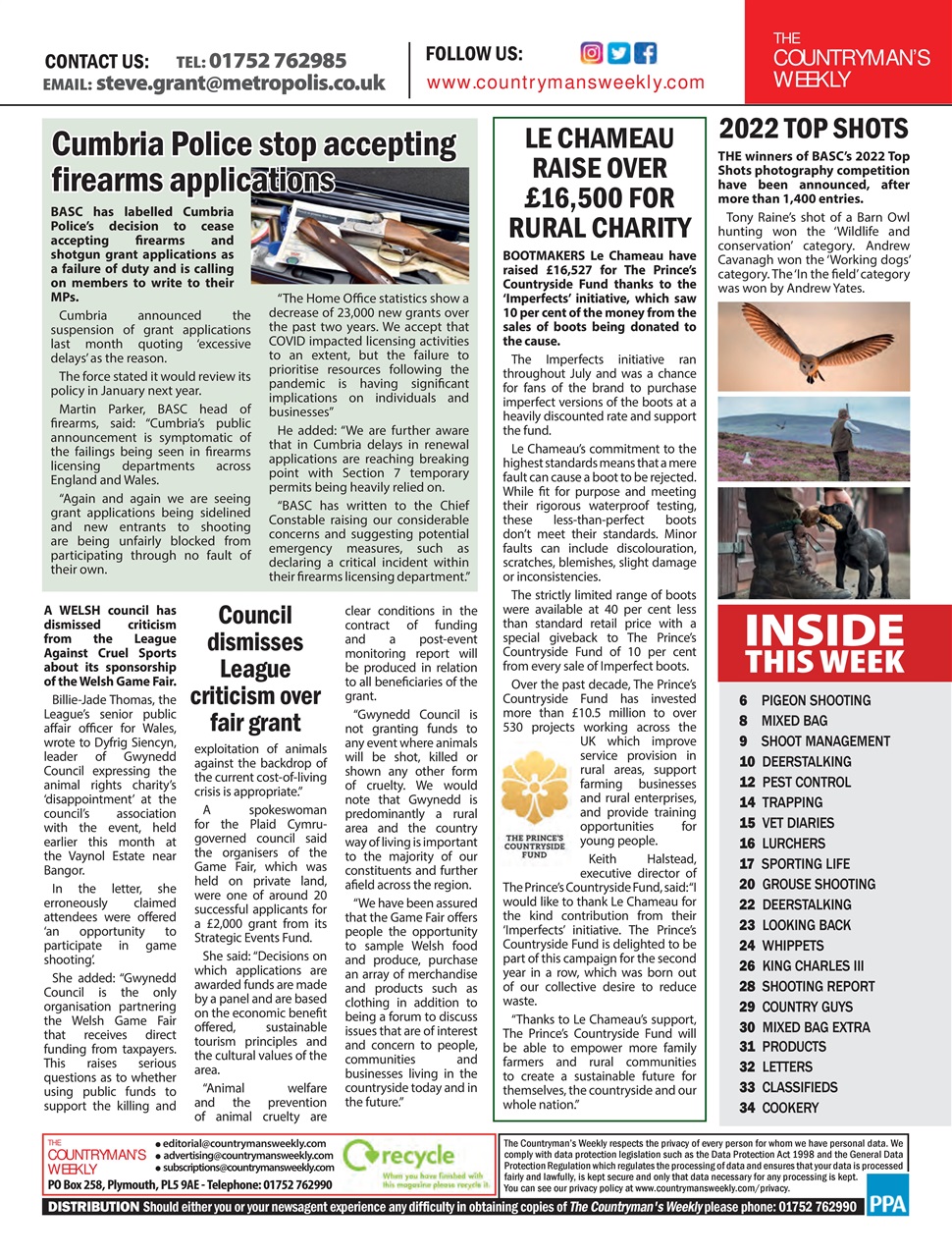 Countryman's Weekly Preview Pages