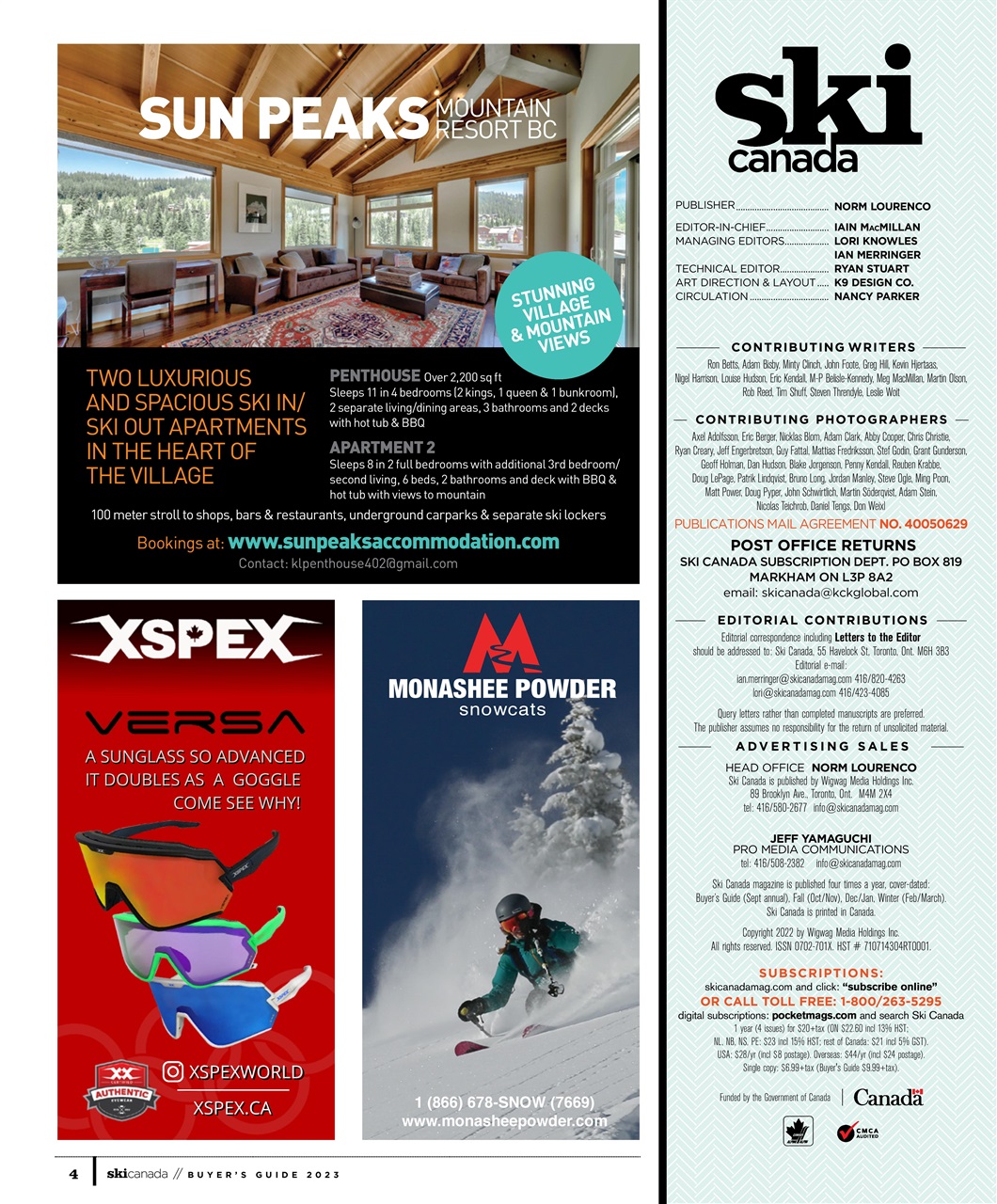 Ski Canada Preview Pages