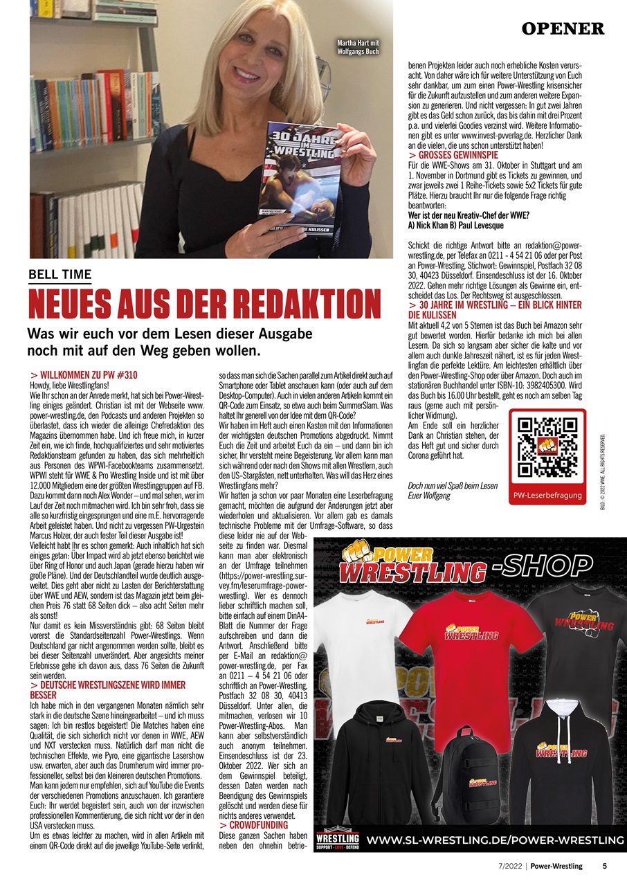 Power-Wrestling Preview Pages