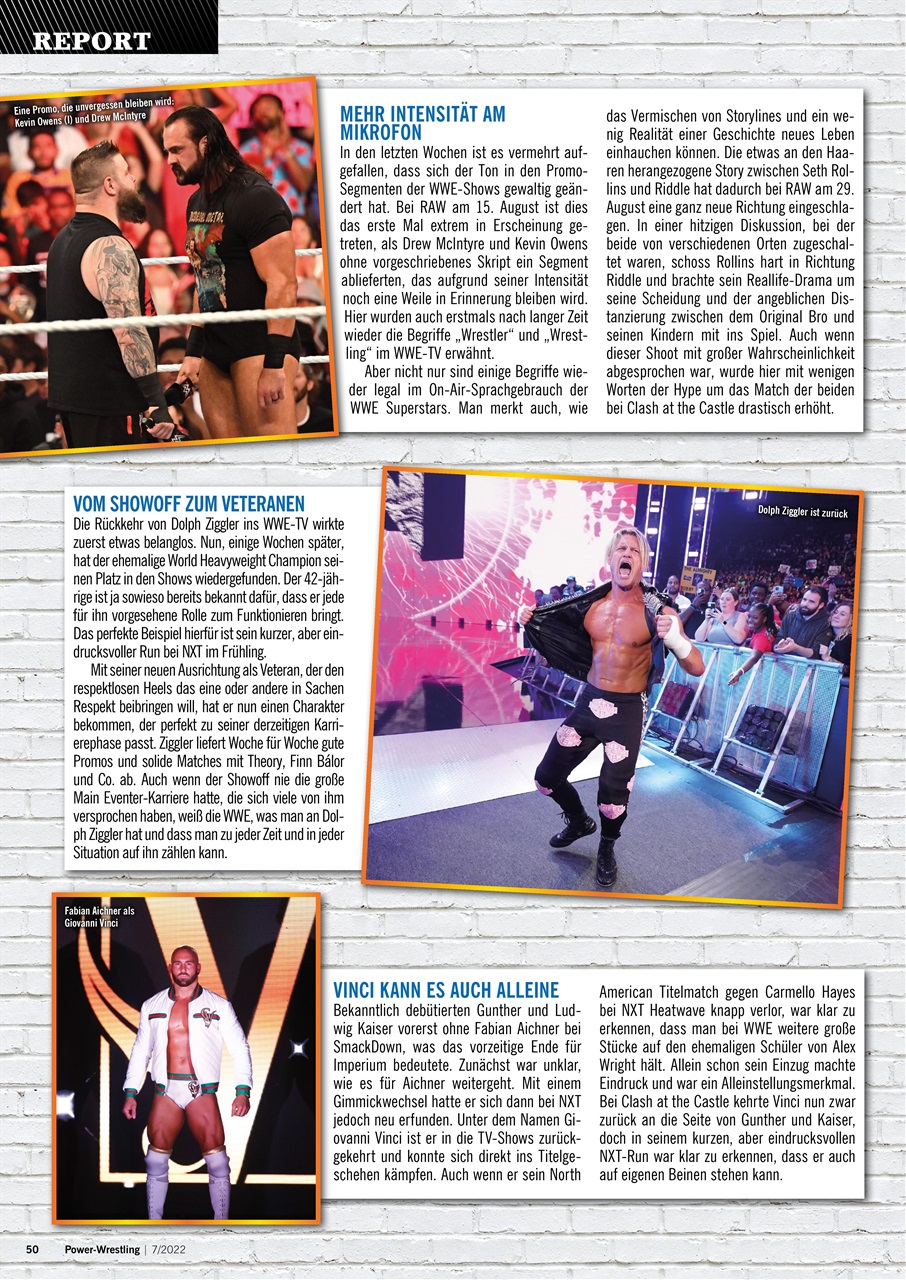 Power-Wrestling Preview Pages