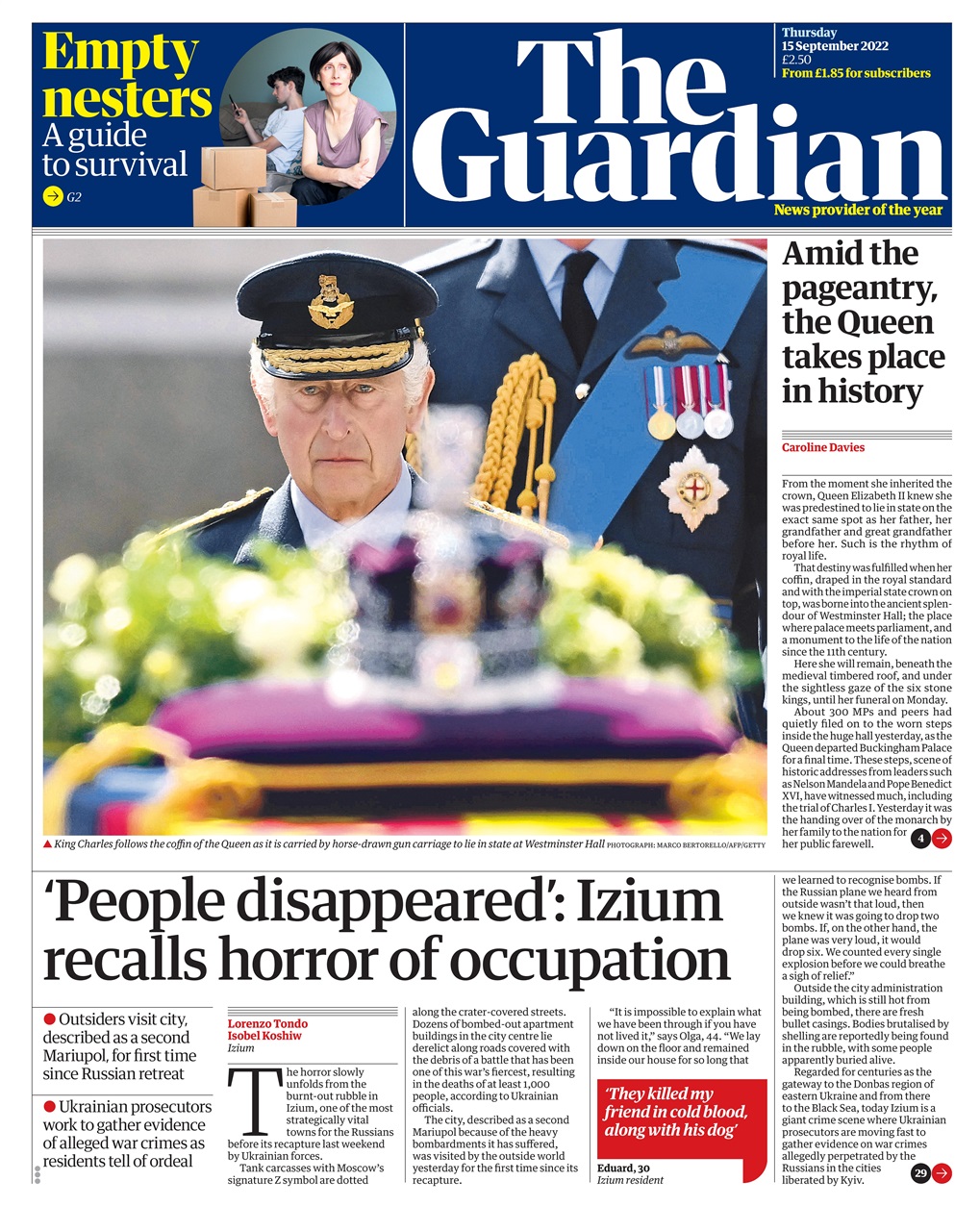 The Guardian Newspaper Preview Pages