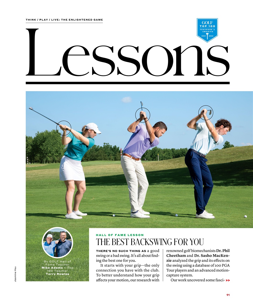 Golf Magazine Preview Pages