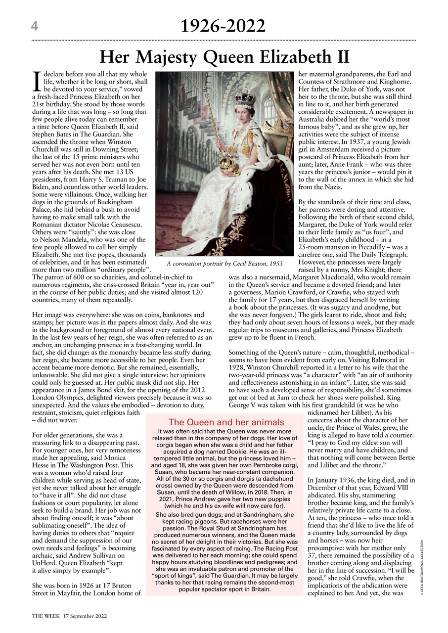 The Week Preview Pages